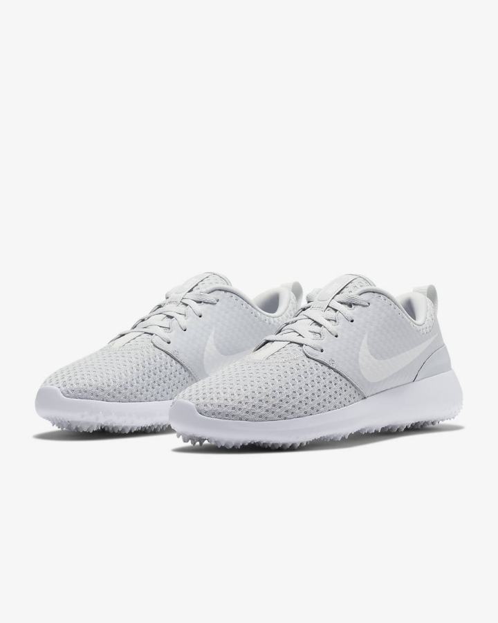 Nike Roshe G Ženske Cipele Za Golf Platine Metalne Bijele | HR-36920BHMF