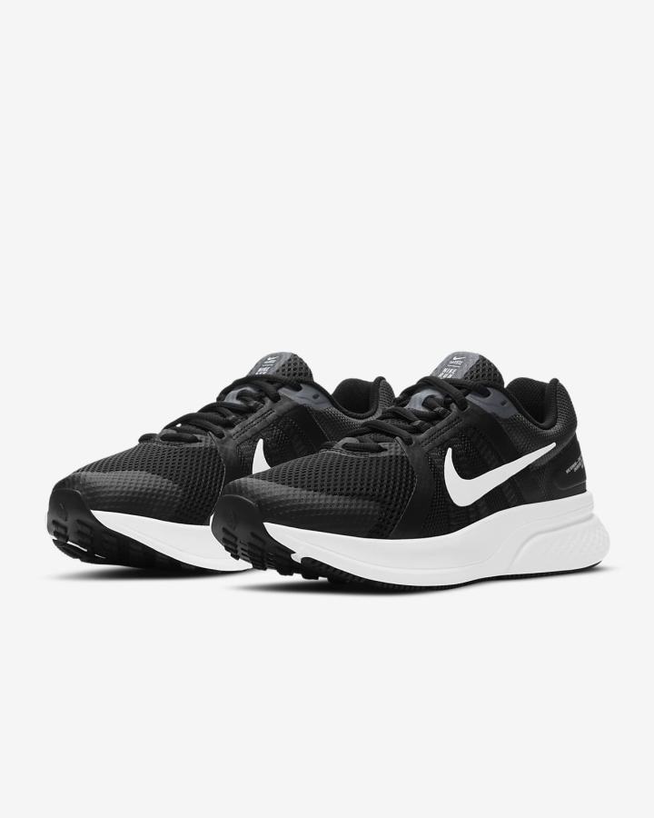 Nike Run Swift 2 Road Muške Tenisiće Crne Tamno Sive Bijele | HR-23578ZUXI