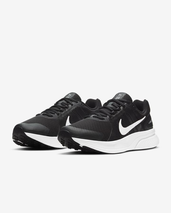 Nike Run Swift 2 Road Muške Tenisiće Crne Tamno Sive Bijele | HR-43751SUIT