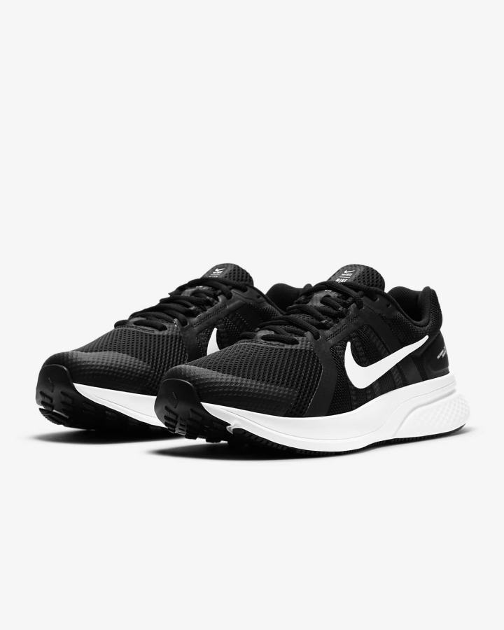 Nike Run Swift 2 Road Muške Tenisiće Crne Tamno Sive Bijele | HR-87213KZVO