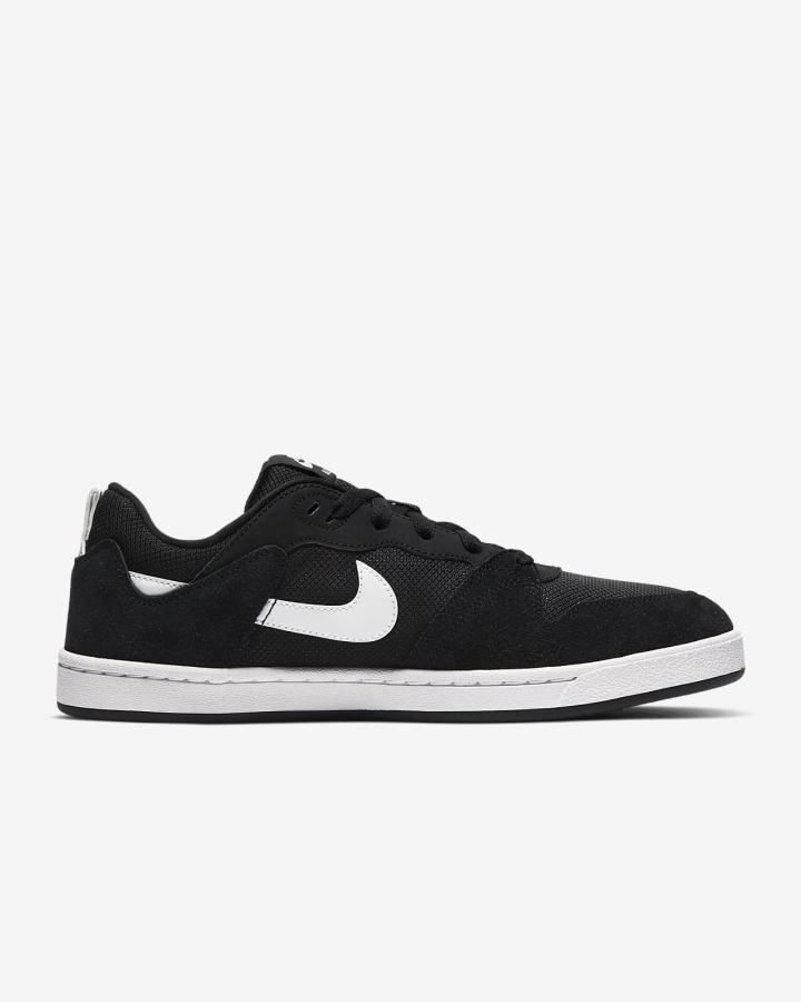 Nike SB Alleyoop Ženske Skate Obuća Crne Bijele | HR-03275VMOY