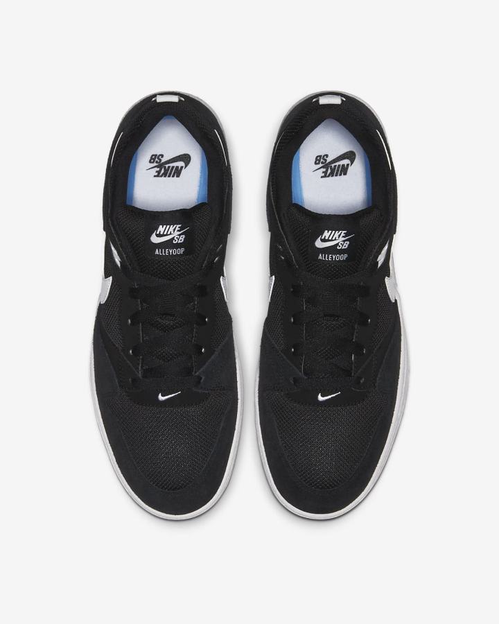 Nike SB Alleyoop Ženske Skate Obuća Crne Bijele | HR-03275VMOY