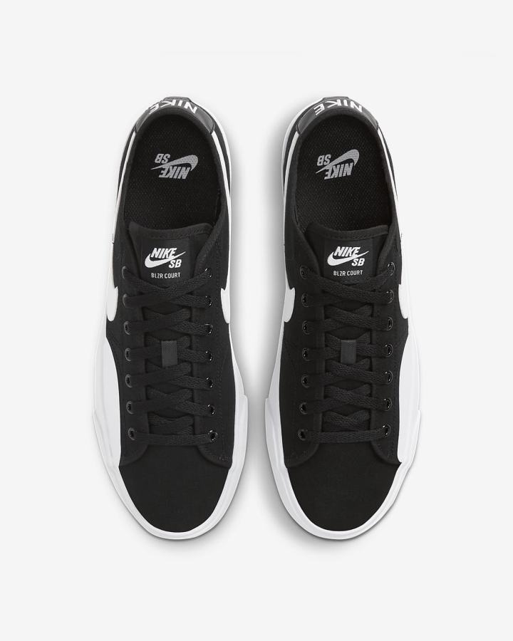 Nike SB BLZR Court Muške Skate Obuća Crne Svijetlo Smeđe Bijele | HR-73586UKGZ