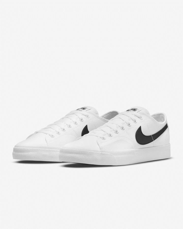 Nike SB BLZR Court Ženske Skate Obuća Bijele Crne | HR-67108XJYH