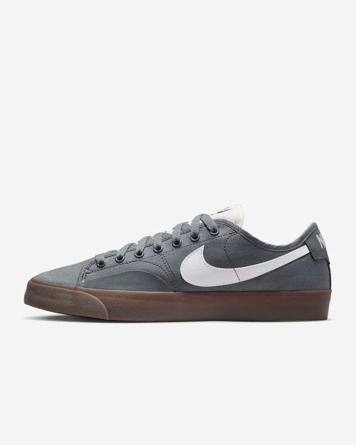 Nike SB BLZR Court Ženske Skate Obuća Sive Bijele | HR-60231EUHQ