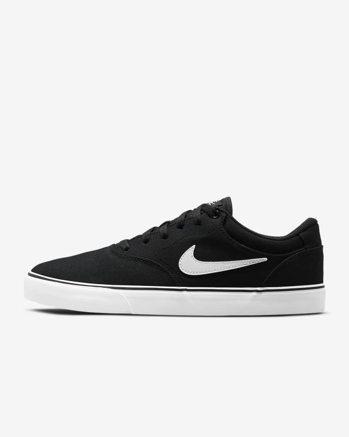 Nike SB Chron 2 Canvas Muške Skate Obuća Crne Bijele | HR-56207LVME