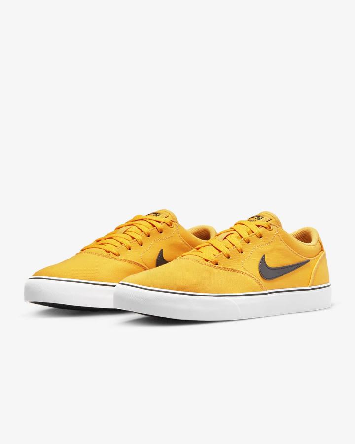 Nike SB Chron 2 Canvas Muške Skate Obuća Zlatne Bijele Crne | HR-73408OPCI