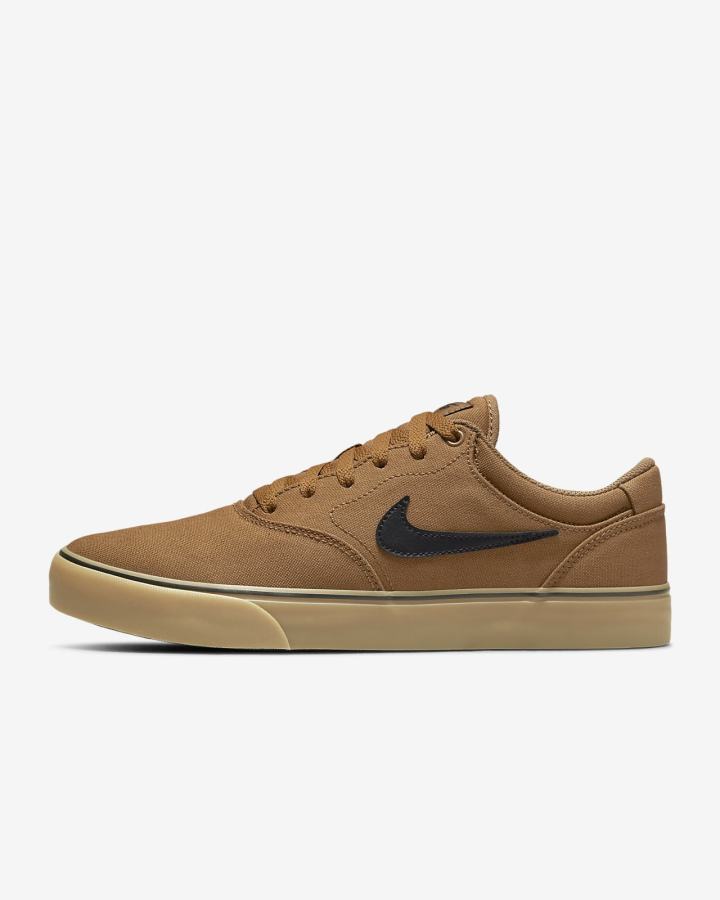 Nike SB Chron 2 Canvas Ženske Skate Obuća Smeđe Svijetlo Smeđe Crne | HR-61798CQHL