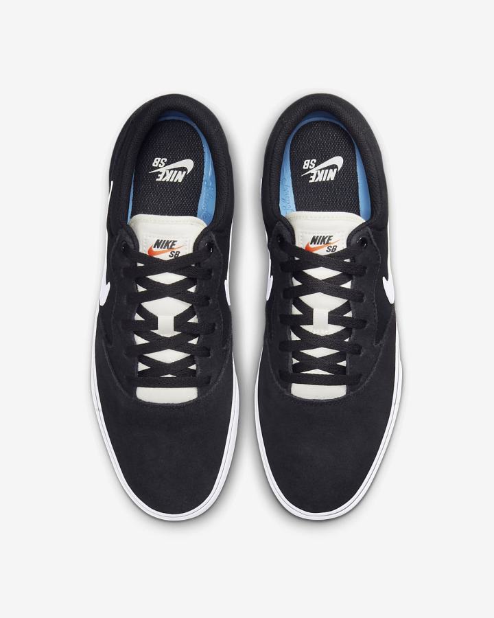 Nike SB Chron 2 Ženske Skate Obuća Crne Bijele | HR-70382XMDJ