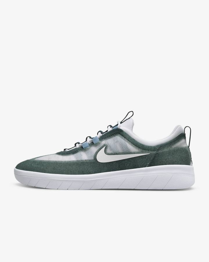 Nike SB Nyjah Free 2 Muške Skate Obuća Sive Zelene Plave Zelene Bijele | HR-95071NGDF