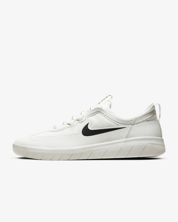 Nike SB Nyjah Free 2 Ženske Skate Obuća Bijele Crne | HR-40167ABIS