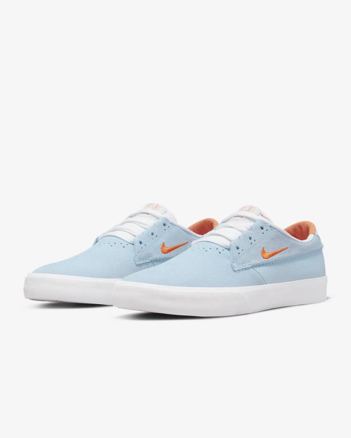 Nike SB Shane Muške Skate Obuća Plave Bijele Narančaste | HR-74192BKPG