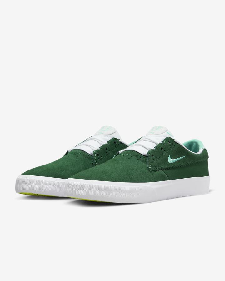 Nike SB Shane Ženske Skate Obuća Zelene Bijele | HR-09365KGCE