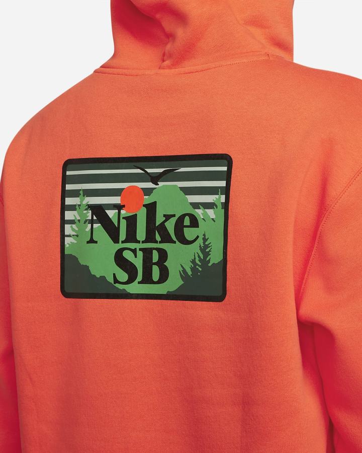 Nike SB Skate Muške Majica S Kapuljačom Narančaste Crne | HR-32946HWTU