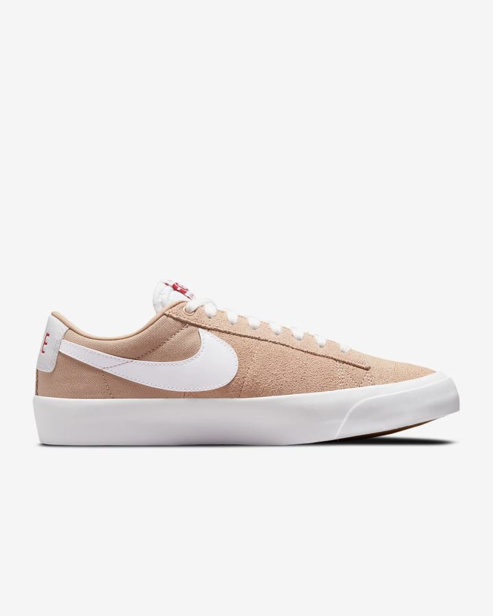 Nike SB Zoom Blazer Low Pro GT Muške Skate Obuća Bež Crvene Bijele | HR-97632KQNL