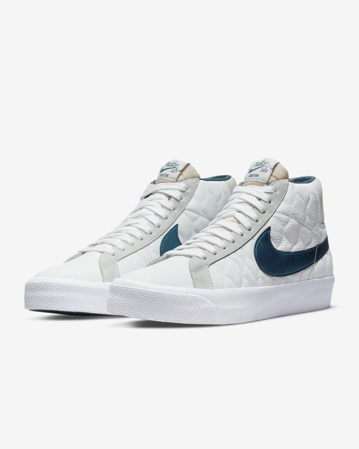 Nike SB Zoom Blazer Mid EK Ženske Skate Obuća Bijele | HR-82369MKSQ