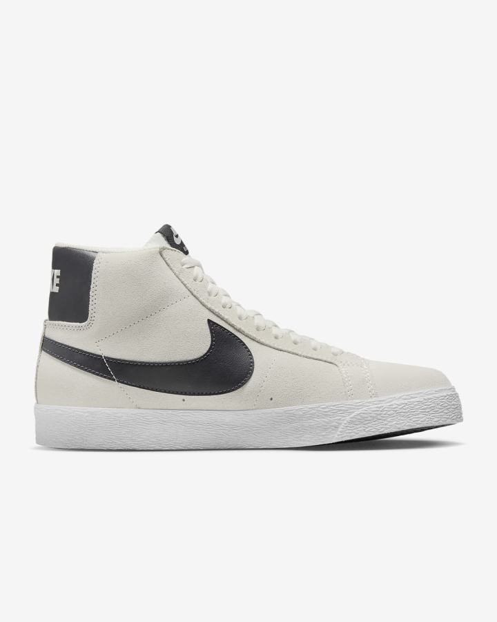 Nike SB Zoom Blazer Mid Muške Skate Obuća Bijele Ljubičaste | HR-73480MWCZ