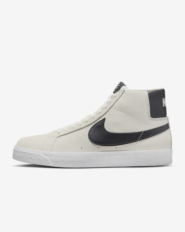 Nike SB Zoom Blazer Mid Muške Skate Obuća Bijele Ljubičaste | HR-73480MWCZ