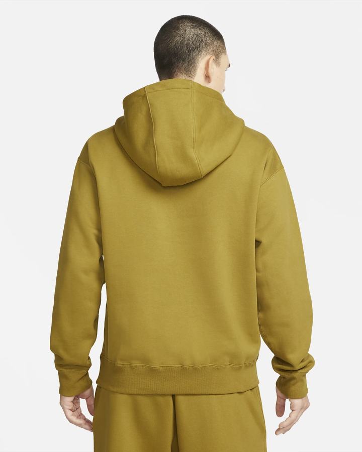 Nike Solo Swoosh Fleece Muške Majica S Kapuljačom Bijele | HR-25980EXPV