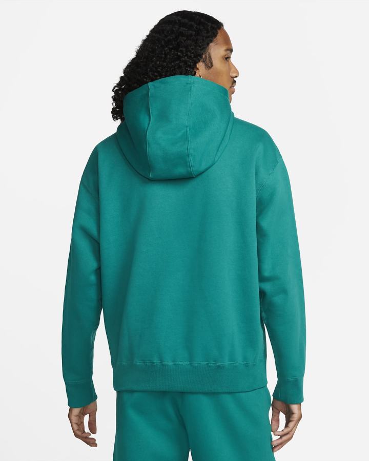 Nike Solo Swoosh Fleece Muške Majica S Kapuljačom Zelene Bijele | HR-71938TYEP