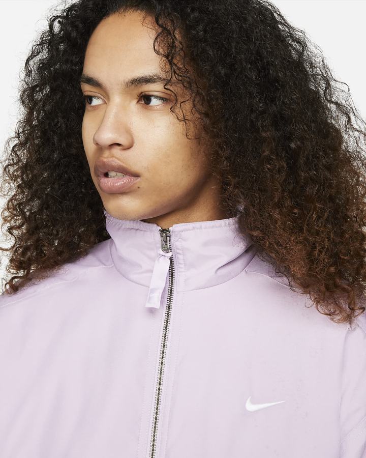 Nike Solo Swoosh Satin Bomber Muške Jakne Crne Bijele | HR-07248XRLF