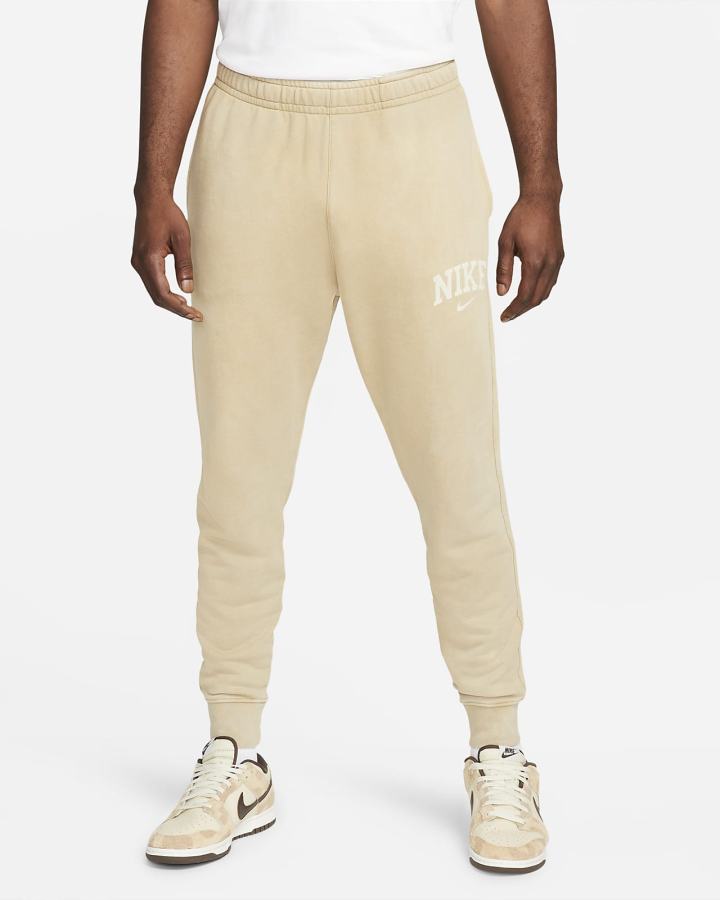 Nike Sportswear Arch French Terry Muške Jogger Hlače Bež | HR-49502ZBDP