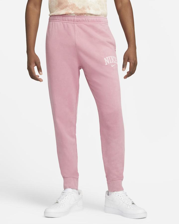 Nike Sportswear Arch French Terry Muške Jogger Hlače Roze | HR-62539PXZH