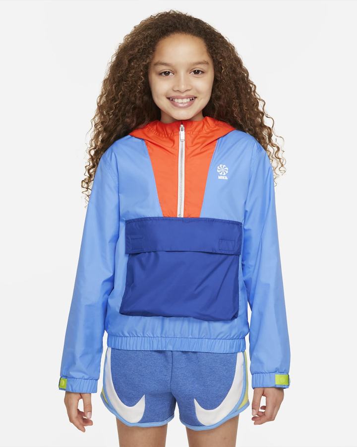 Nike Sportswear Circa 72 Kids Za Djevojčice Jakne Plave Narančaste Kraljevska Plava | HR-16340CVRY