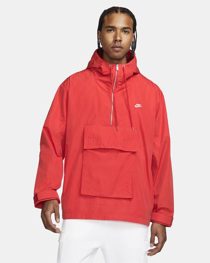 Nike Sportswear Circa Lined Anorak Muške Jakne Svijetlo Crvene | HR-19352SMLW