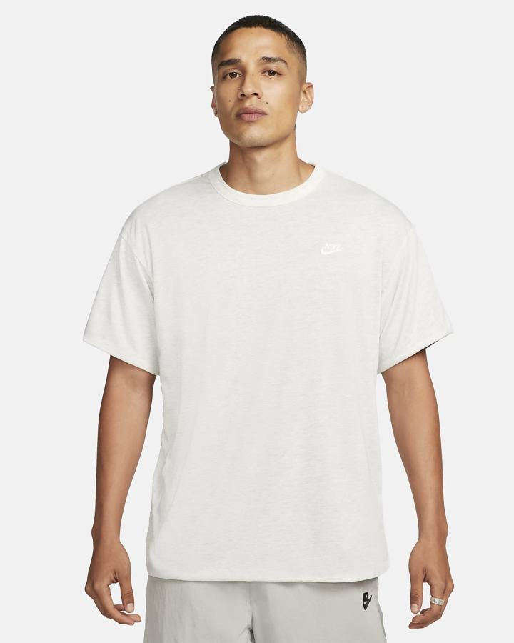 Nike Sportswear Circa Short-Sleeve Top Muške Majice Bež Tamnoplave | HR-19740SBPF