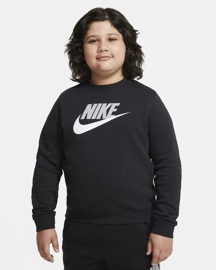 Nike Sportswear Club Fleece Kids Crew (Extended Size) Za Dječake Dukserice Tamno Sive | HR-87953WTOE