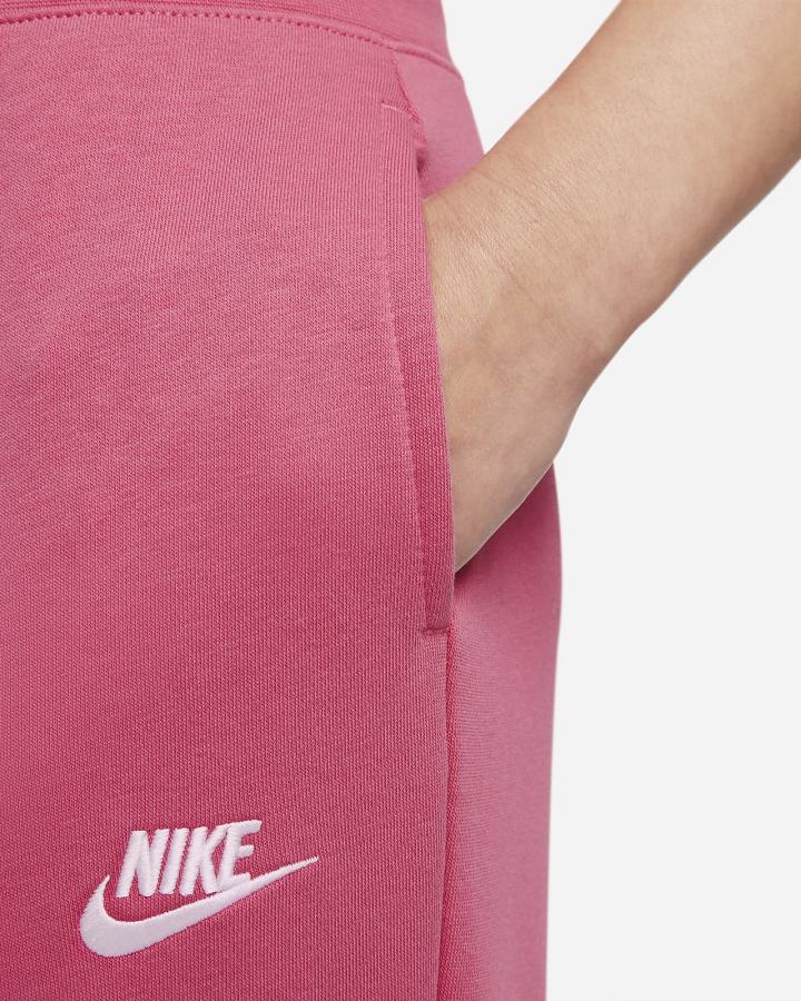 Nike Sportswear Club Fleece Kids (Extended Size) Za Djevojčice Hlače Roze Bijele | HR-68702ATWP