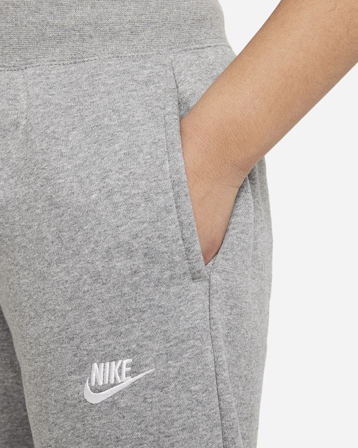 Nike Sportswear Club Fleece Kids (Extended Size) Za Djevojčice Hlače Tamno Sive Bijele | HR-75649NHBV