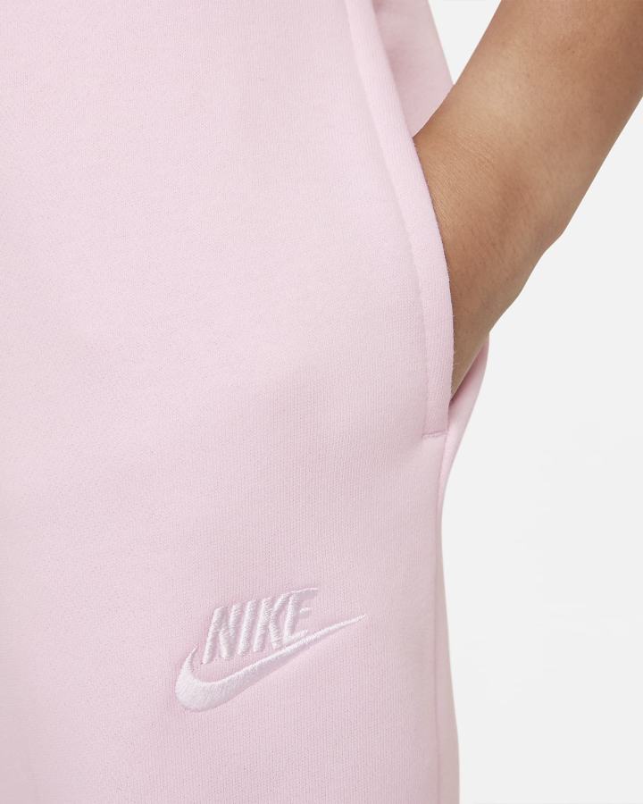 Nike Sportswear Club Fleece Kids (Extended Size) Za Djevojčice Hlače Roze Bijele | HR-95046RKBN