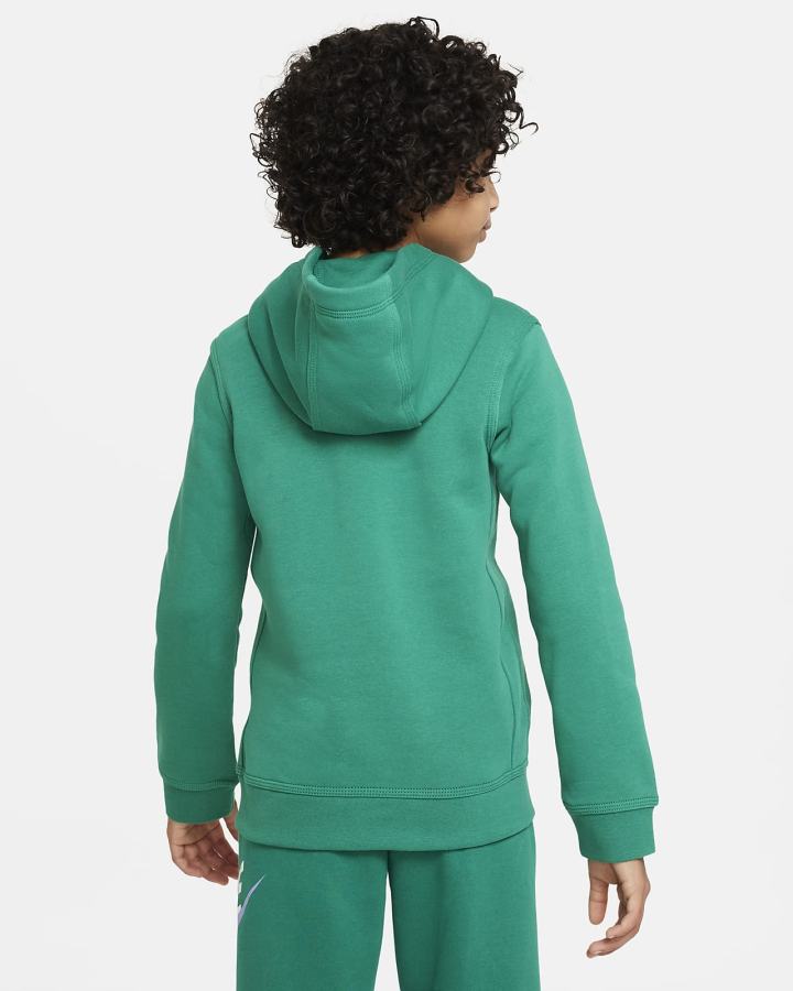 Nike Sportswear Club Fleece Kids Za Djevojčice Majica S Kapuljačom Zelene | HR-70324PKXE