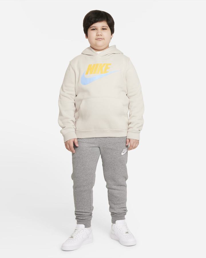 Nike Sportswear Club Fleece Kids Za Djevojčice Majica S Kapuljačom Smeđe | HR-75946TWQK