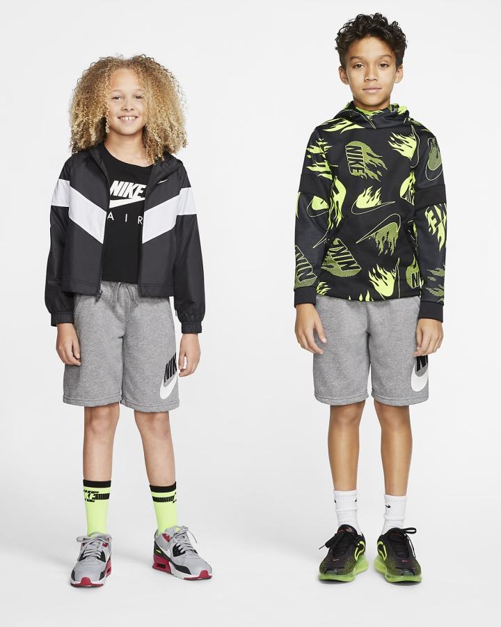 Nike Sportswear Club Fleece Kids Za Dječake Kratke Hlače Tamno Sive | HR-17685HBCA