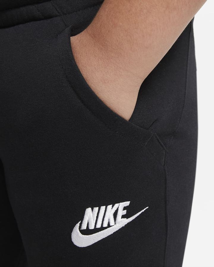 Nike Sportswear Club Fleece Kids Za Dječake Hlače Crne | HR-45387NDWF