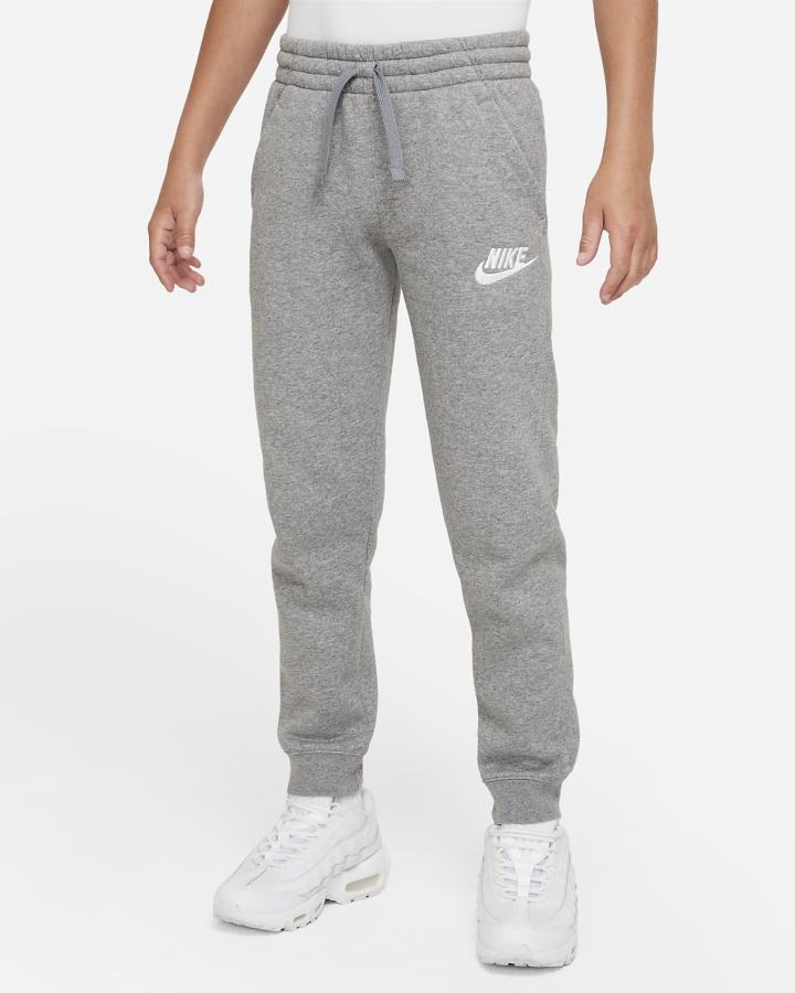 Nike Sportswear Club Fleece Kids Za Dječake Jogger Hlače Tamno Sive Bijele | HR-59073WKBD