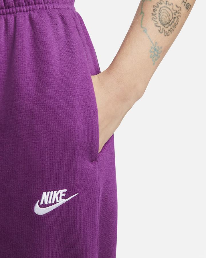 Nike Sportswear Club Fleece Mid-Rise Oversized Ženske Trenirke Bijele | HR-91847WTKH