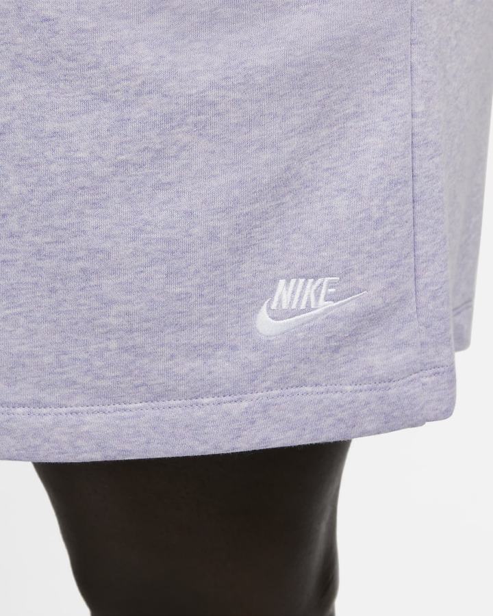 Nike Sportswear Club Fleece Mid-Rise Ženske Kratke Hlače Bijele | HR-13026XWOP