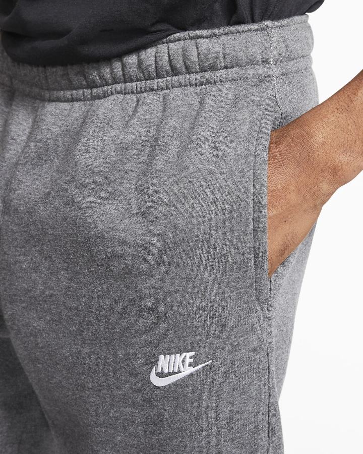 Nike Sportswear Club Fleece Muške Hlače Sive Bijele | HR-15970QOFT