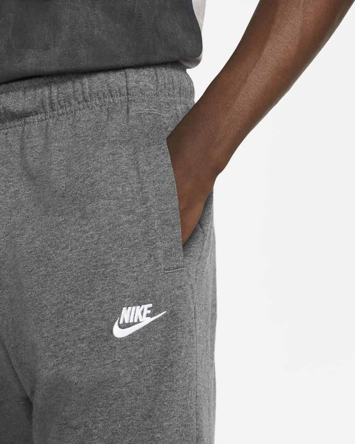 Nike Sportswear Club Fleece Muške Hlače Sive Bijele | HR-86014VPYQ