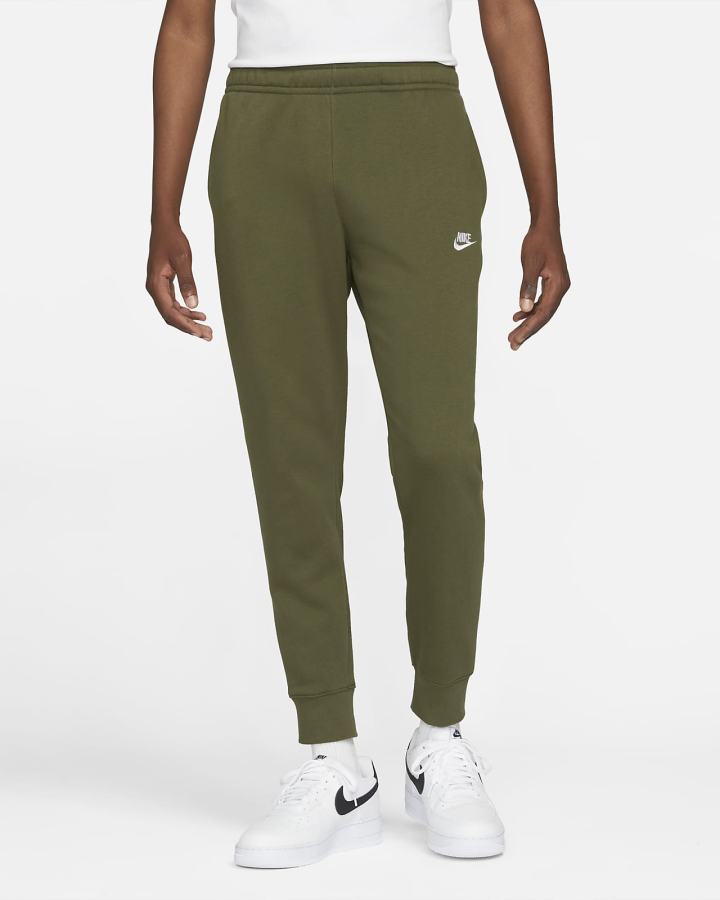 Nike Sportswear Club Fleece Muške Jogger Hlače Zelene Bijele | HR-24780KVBA