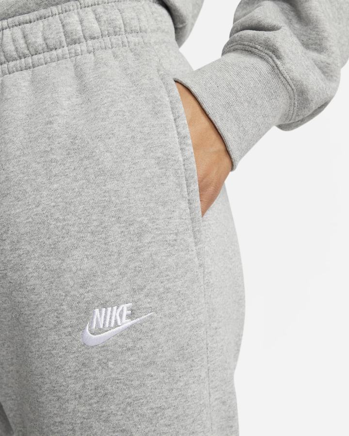 Nike Sportswear Club Fleece Muške Jogger Hlače Tamno Sive Srebrne Bijele | HR-45319YIDV