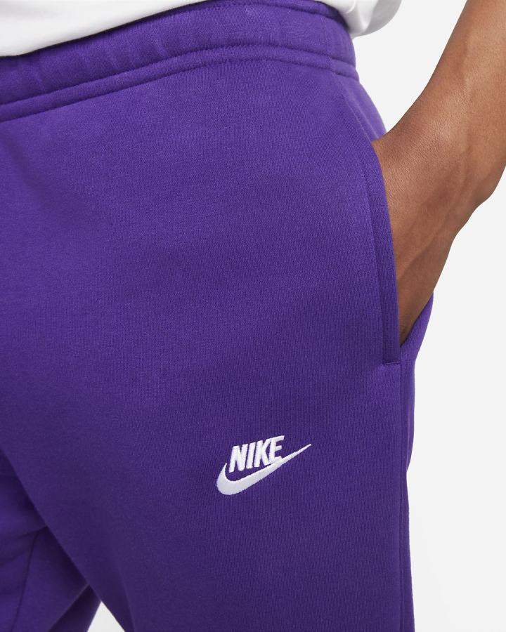 Nike Sportswear Club Fleece Muške Jogger Hlače Ljubičaste Bijele | HR-53829DFMQ