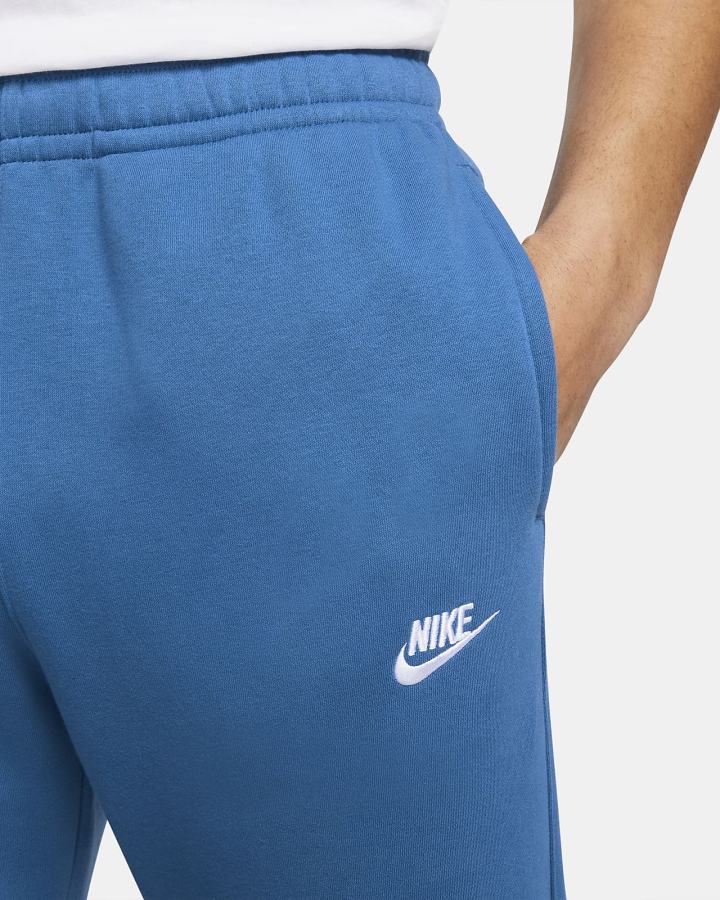 Nike Sportswear Club Fleece Muške Jogger Hlače Tamno Plave Bijele | HR-76235MXTV