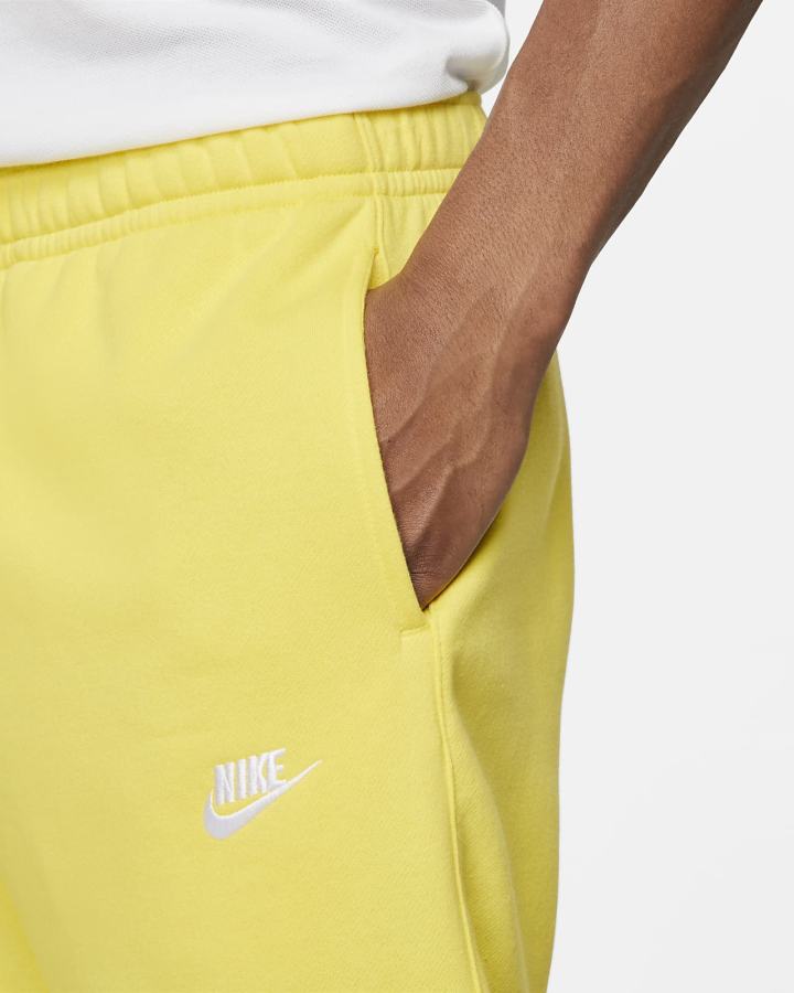 Nike Sportswear Club Fleece Muške Jogger Hlače Žute Bijele | HR-96234XCFQ