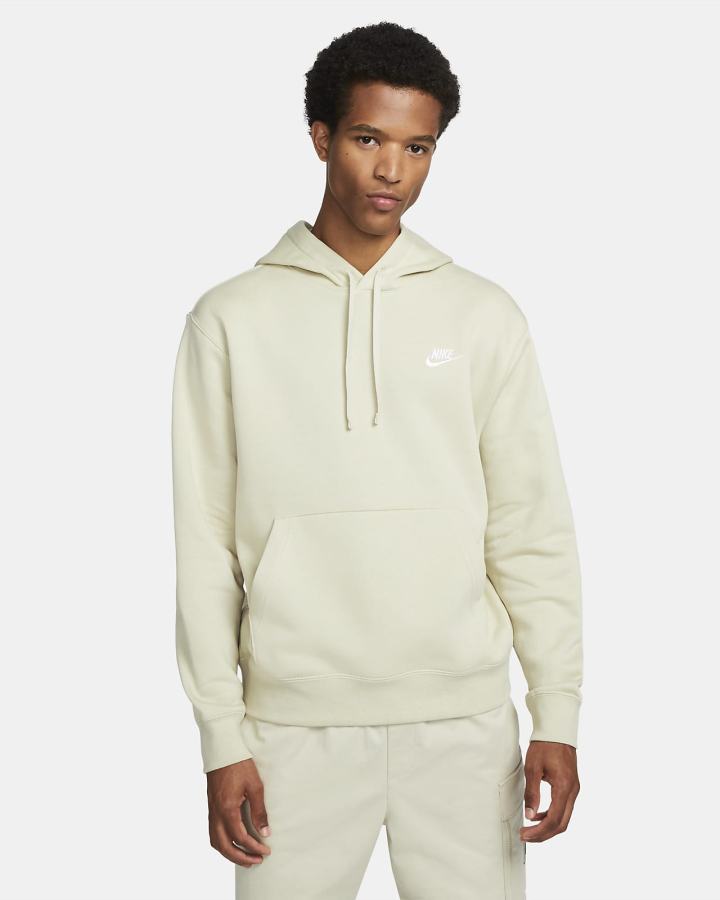 Nike Sportswear Club Fleece Muške Majica S Kapuljačom Bijele | HR-01938MCND