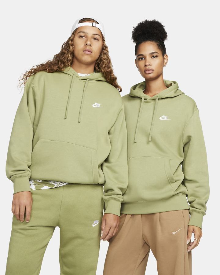 Nike Sportswear Club Fleece Muške Majica S Kapuljačom Bijele | HR-54197SEUD